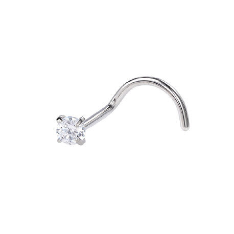 Titāna nostril pīrsings