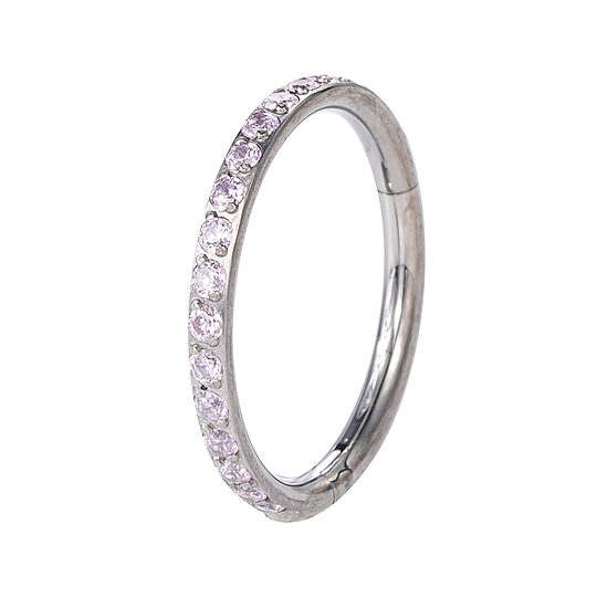 Riņķītis titāna "pink SPARKLE" sudraba krāsā