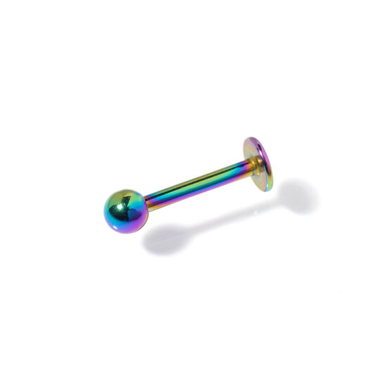 Piercing - multi color labret (5 pcs)